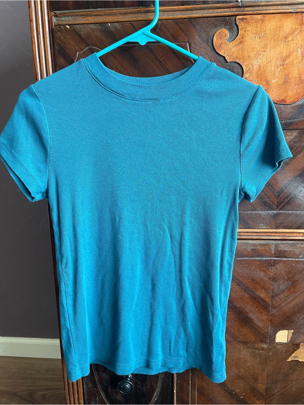 a new day Teal Crewneck Short Sleeve Tee